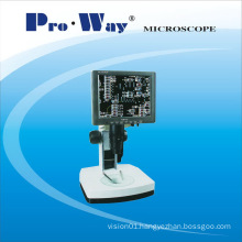 Professional Video Stereo Microscope with LCD Screen (LCD-PW55)